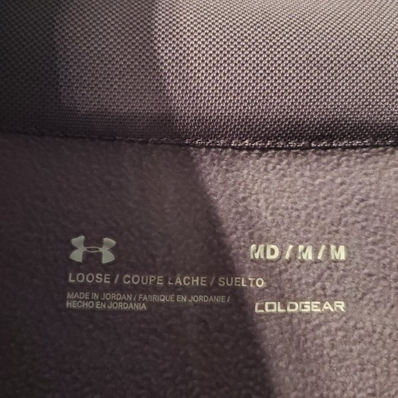 Under Armour Shimmering Fleece Lined Tunic Sweatshirt in Purple - Picture 2 of 5